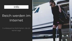 Reich werden im Internet